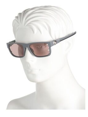 Plein Sport Unisex Gray Frame Sunglasses with Pink Lenses